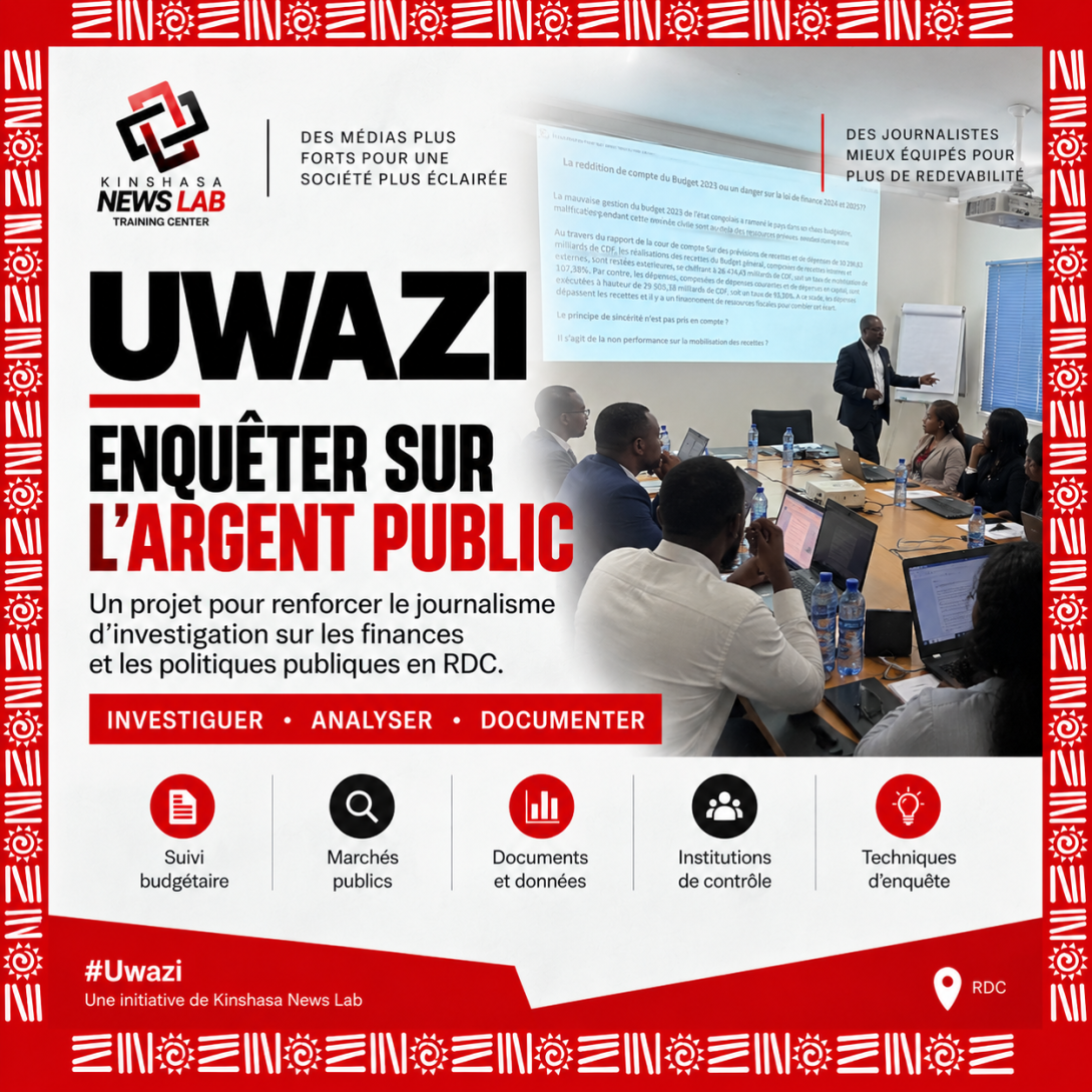 Enquêter sur l’argent public : Uwazi renforce les capacités des journalistes